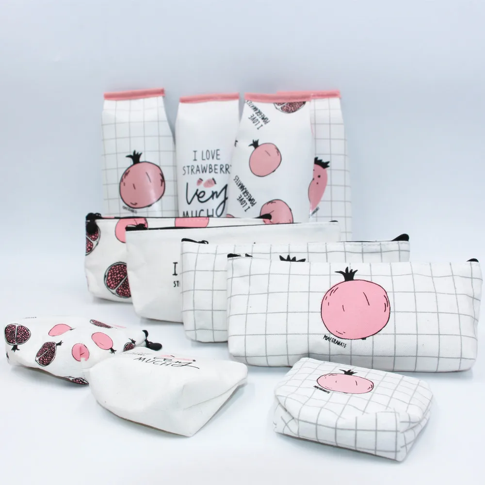 

2017 New Style Pu Korean-style Stationery Pencil Case Model Fun Snacks Stationery Bag Students Large-Volume Pencil Bag