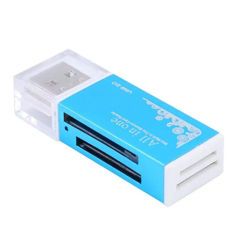 480Mbps высокое Скорость USB2.0 4-в-1 компактный флэш-накопитель карта памяти для устройства чтения sd-карт имеет Функция автоматического обнаружения