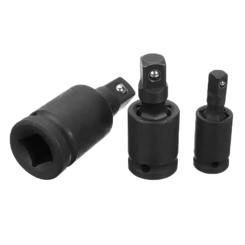 2pcs Universal Swivel Joint Air Impact Wobble Socket Adapter 3/8",1/4",1/2" 2pcs Universal Swivel Joint Air Impact Wobble Socket Adapter 3/8",1/4",1/2"