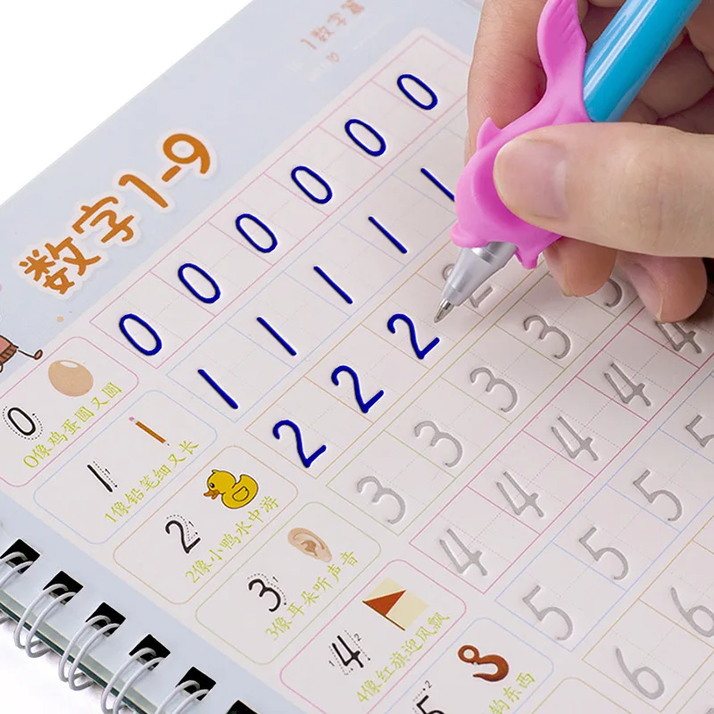 

Reusable Copybook In English And Chinese Copybook For Calligraphy Practice Book Toys For Children Coloring Book Writing For Kid