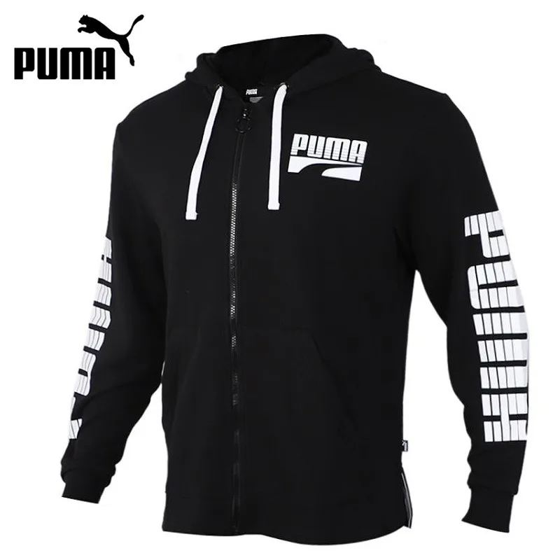 Новое поступление PUMA Rebel Bold FZ Hoody защитный чехол для мобильного телефона Для мужчин зимнее пальто с капюшоном спортивная одежда