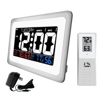 

CSS Digital Alarm Clock for Charging Snooze Function, Timer, Sound Control Function, World Time Pattern, Month Date & Temperatur