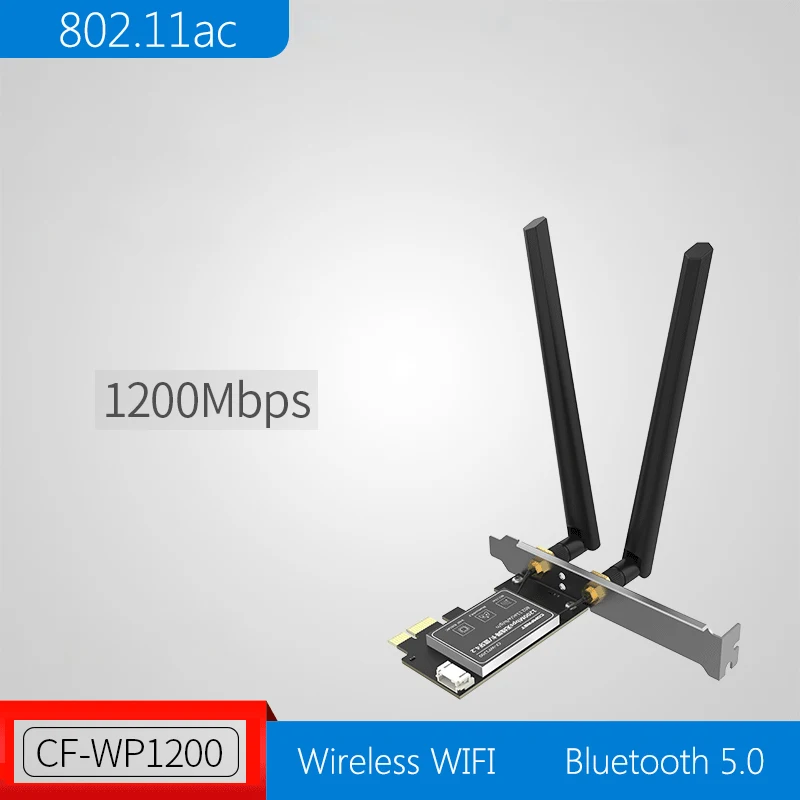 3000M PCI-E сетевая карта Киберспорт двухчастотный Bluetooth 5,0 высокого Мощность WiFi6 Настольный AX сетевая карта - Цвет: CF-WP1200