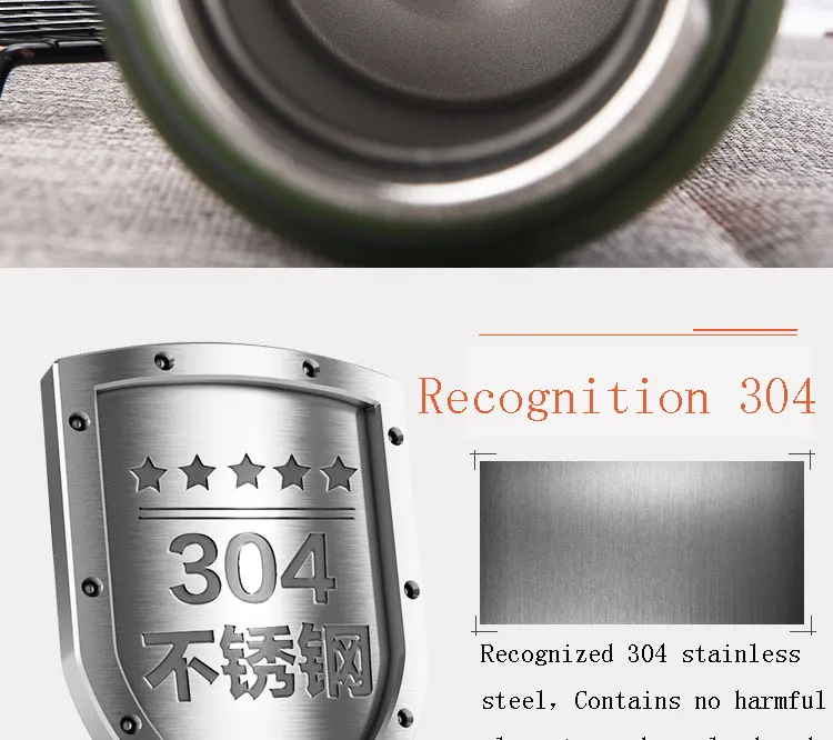 304 stainless steel space pot Russian mug outdoor portable large capacity insulation pot custom sports bottle
