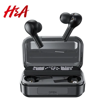 

Sports Waterproof Bluetooth Earphones 5.0 with Mic Smart Touch Control Wireless Headphones Headsets 3D Hifi Stereo Music Earbuds