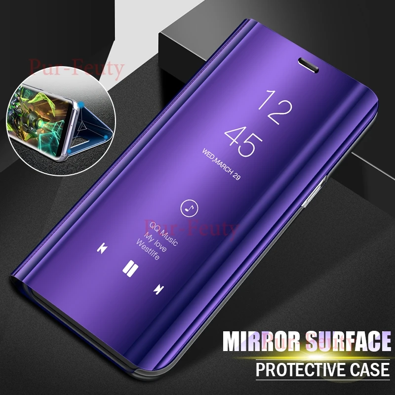 Прозрачный зеркальный флип-чехол для Huawei Nova 3 3i 3e 2i Nova3 | Мобильные телефоны и