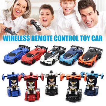 

Deformation LED Car Kids Remote Control Toys Play Vehicles with Light for Children Toddler S7JN