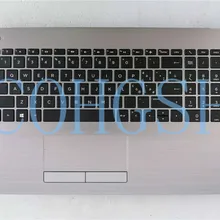 Ноутбук Упор для рук верхнюю крышку чехол Серебро для hp 15-BR 15-BW 15-BS 250 255 G6 AP204000621 его