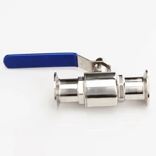 3/" 19 мм 304 из нержавеющей стали санитарный шаровой клапан 1,5" трехзажимной наконечник типа Homebrew дневник продукт