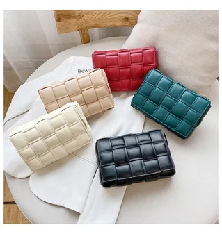 

Women Crossbody Bag Weave PU Leather For Women 2020 Fashion Shoulder Bag