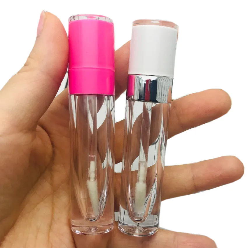 5ML 5/10/50pcs Empty Lip Gloss Tubes Light Pink Rose Red Lip Balm Bottle Packaging Cosmetic Containers Beauty Makeup Tools ирригатор evo beauty pink