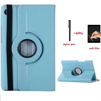 

Tablet Case 360 Rotating for Huawei MediaPad M5 8.4 SHT-W09 SHT-AL09 Folding Stand PU Leather Case for Huawei M5 8.4 Tablet pen