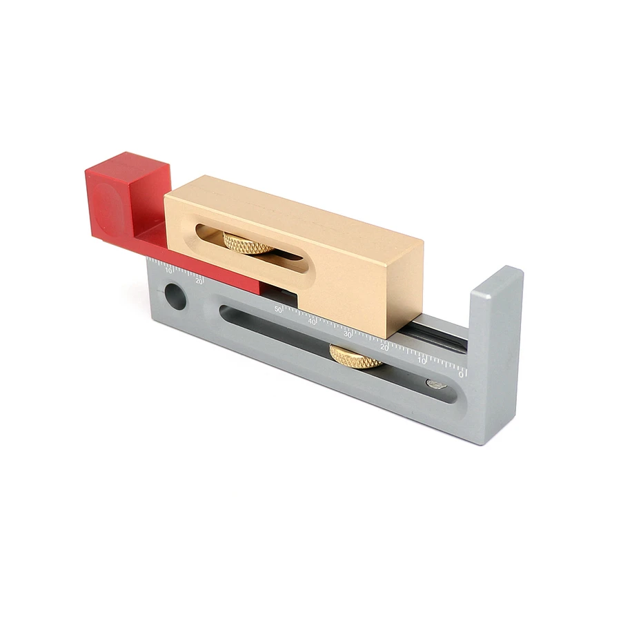 Saw Slot Regulator Push Table Saw Slot Adjuster Movable Measuring Block Length