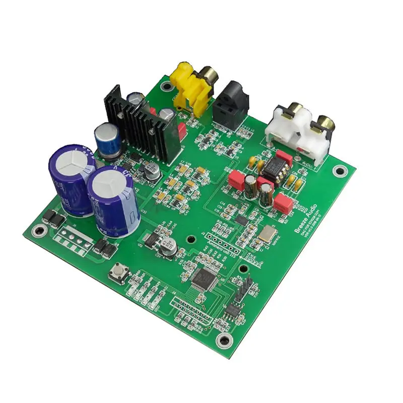 AMS-Es9038Q2M I2S Dsd Fiber Coaxial Input Decoder Board Dac Audio Finished Board