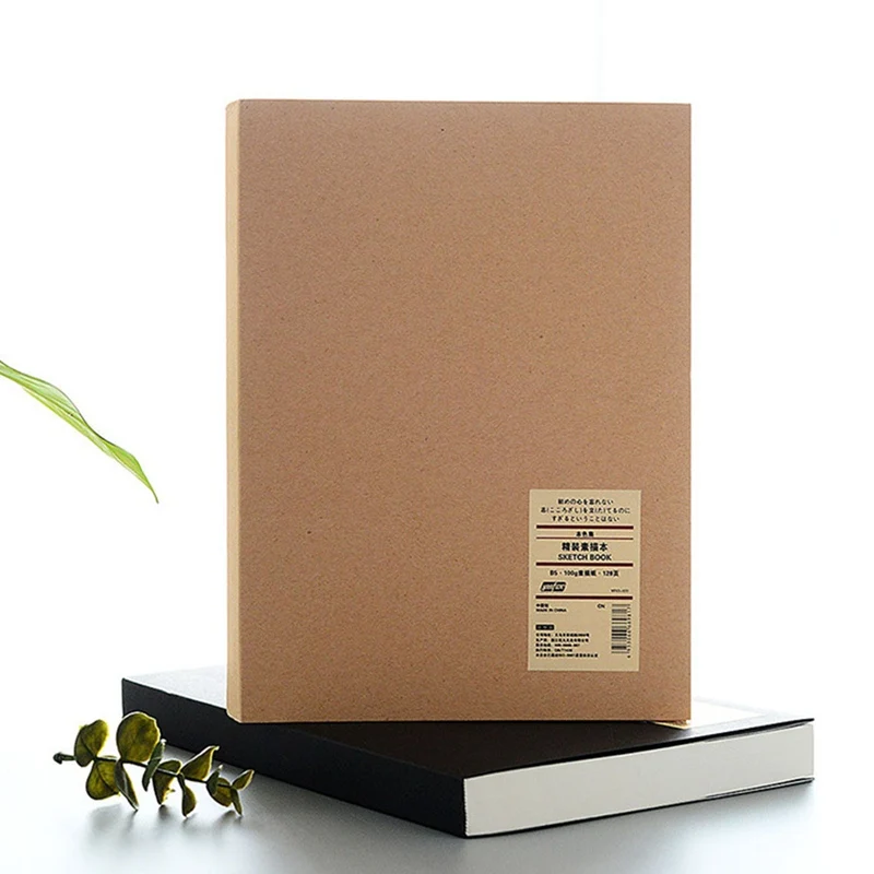 Ежедневный блокнот Memos Sketchbook 16K Рисование эскиз книга пустые бумажные страницы блокнот принадлежности для рисования случайный цвет