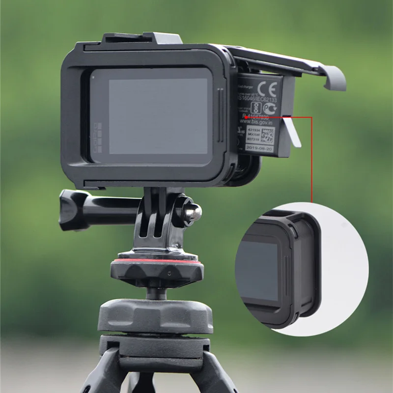 Рамка крепление для GoPro Hero 8 черный защитный чехол для Go Pro HERO8 аксессуары для экшн-камеры чехол