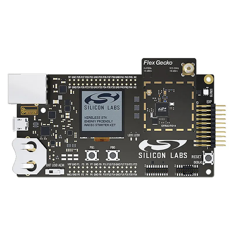

1 pcs x SLWSTK6060B Wireless EFR32 Flex Gecko 2400/915 MHz Wireless Starter Development Kit