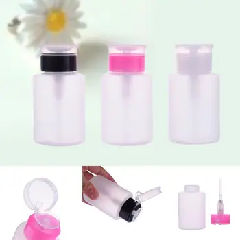 

Nail Art Refillable Bottles Mini Pomp Acryl Gel Polish fles Liquid Remover Art Bottle M03465 Cleaner Kleine Nail Druk Conta Y5R9