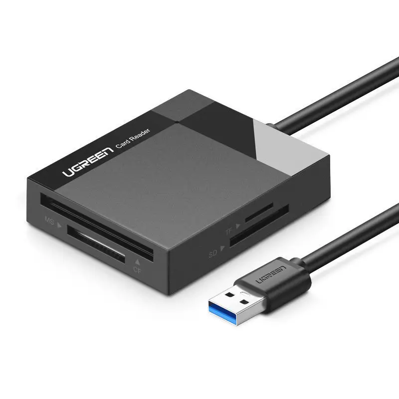 

UGREEN Card Reader All-in-One SD High-Speed USB3.0 Camera tf cf Single Card Single Read Card Reader
