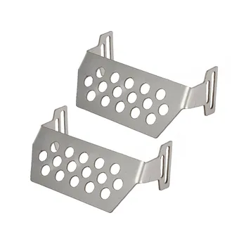 

1 set Stainless Steel Front Rear Chassis Guard Protective Skid Plates for 1/10 Redcat GEN8 Scout II RC Crawler Spare Parts