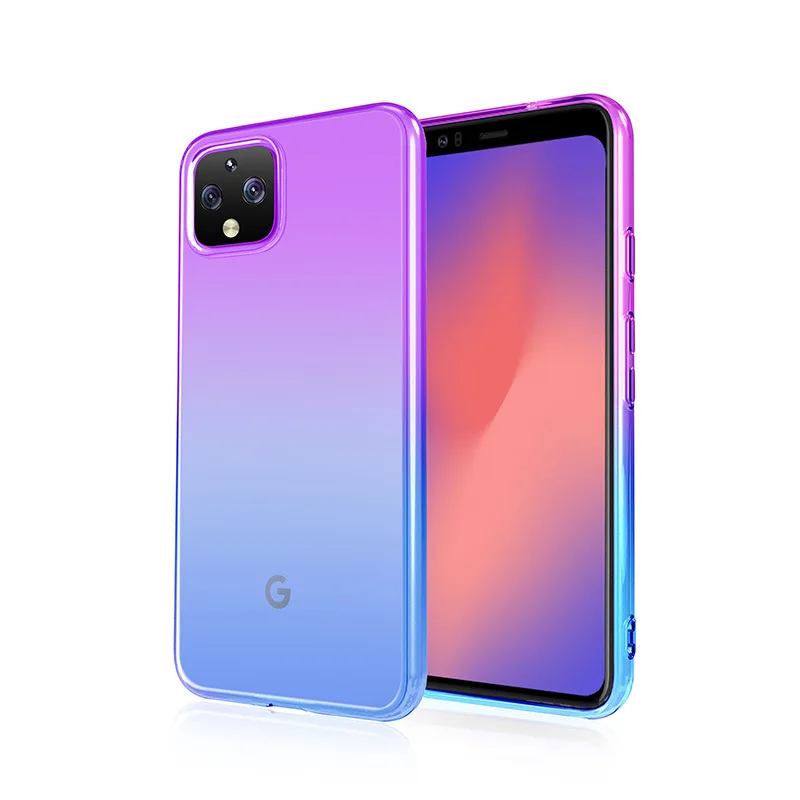 Градиентный телефонный чехол для Google Pixel 4 пикселей 4XL пикселей 3A пикселей 3A XL Мягкий защитный чехол для Google Pixel 3A XL