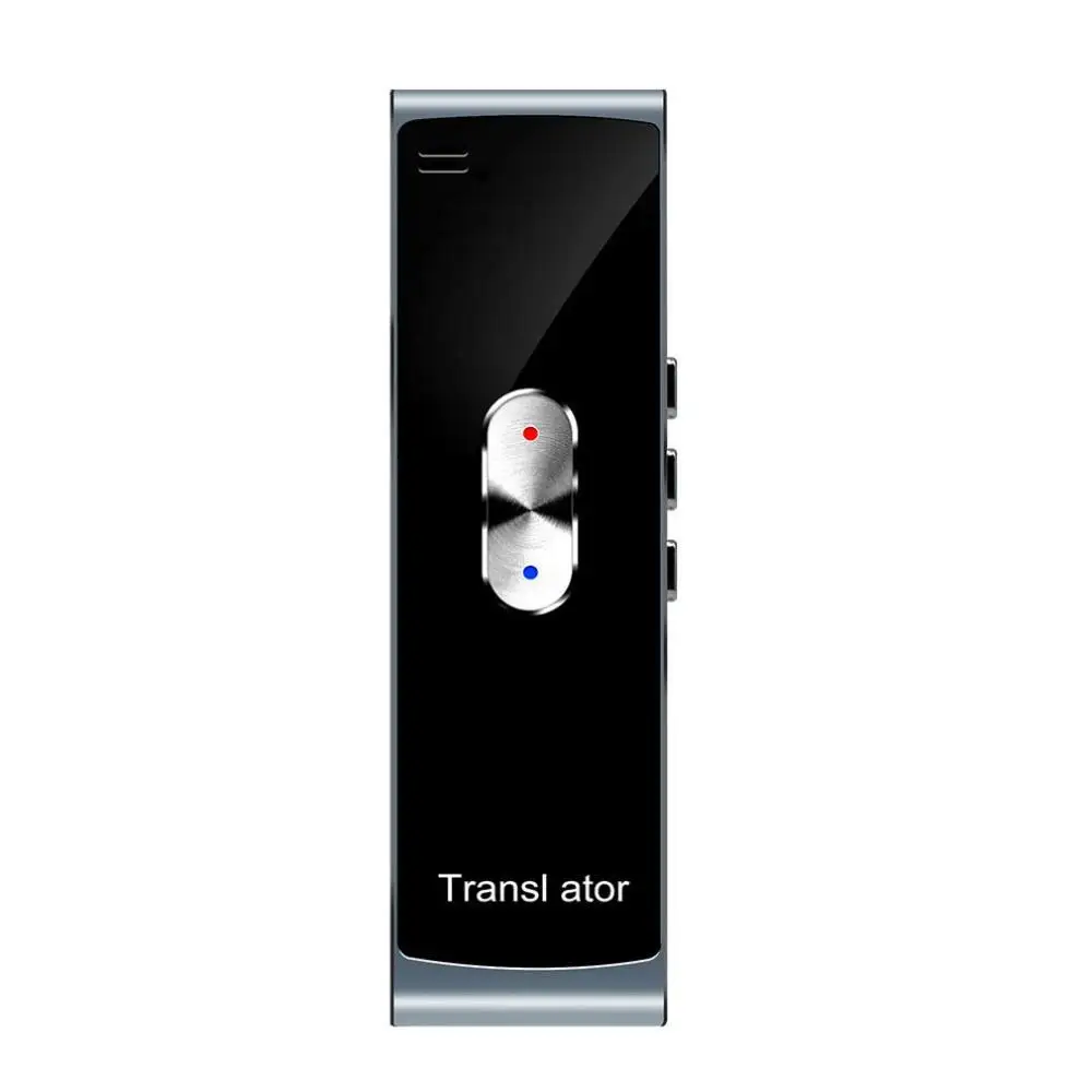 Интеллектуальный переводчик языка Bluetooth Смарт-ноутбук в режиме реального времени переводчик для путешествий и встреч голосовой переводчик - Цвет: Silver grey
