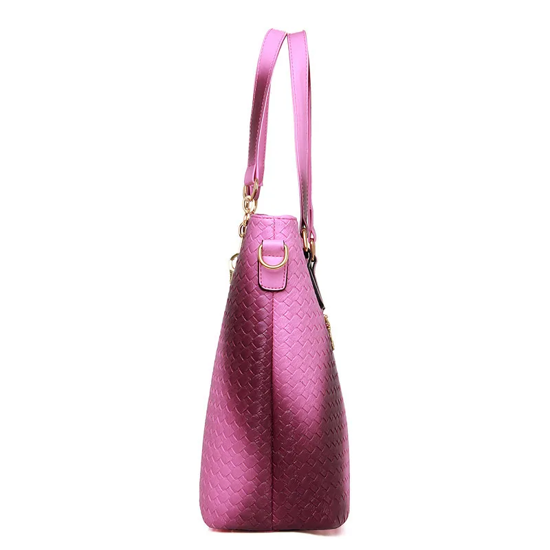 

Gradient Color Hand-woven Handbag Fashion Women's Different Size Bags Six Pieces Set Set WOMEN'S Bag