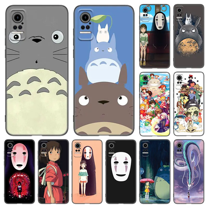 Чехол для телефона с рисунком аниме Spirited-Away-Totoro Xiaomi Mi POCO X3 NFC GT M4 M3 11T 10T Pro A3 A2 11 Lite NE