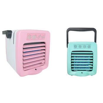 

Usb Mini Portable Air Conditioner Arctic Air Cooler Humidifier Purifier Led Light Personal Space Fan Air Cooling Fan