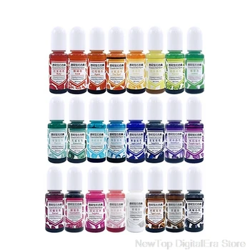 

24 Colours Liquid Resin Translucent Pigment UV Epoxy Resin DIY Making Jy13 20 Dropship
