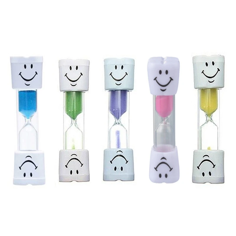2 Minute Smileys Hourglass Kids Tooth Brushing Timer Clock Home Decor Alluring