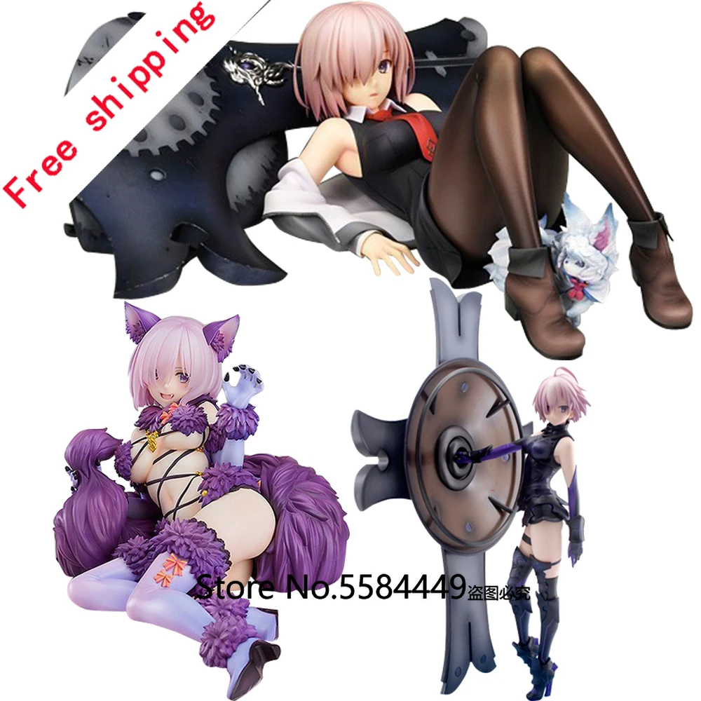 Экшн-фигурки 12 см Mash Kyrielight cat girl Fate Grand Order Shielder Beast Sexy girls японские аниме ПВХ Фигурки