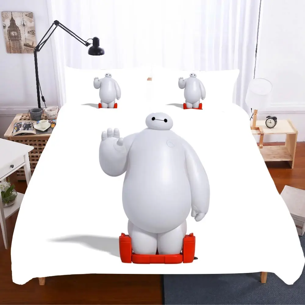 BayMax домашний текстиль постельное белье Ropa De Cama свадебный подарок Sabanas Комплект постельного белья королевского размера постельное белье бязь постельное белье поплин