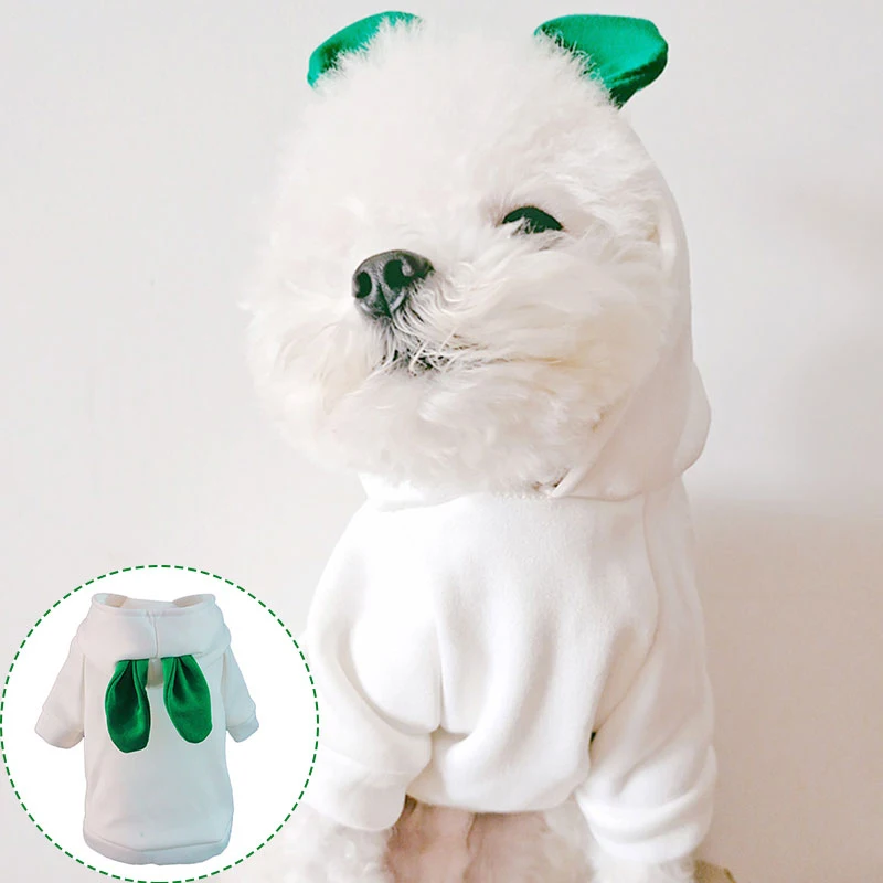 

Dog Cat Pullover Velvet Plus Warm Clothing Puppy Sweater With Hoodies Soft Comfortable Cute Durable Pet Accessories Supply