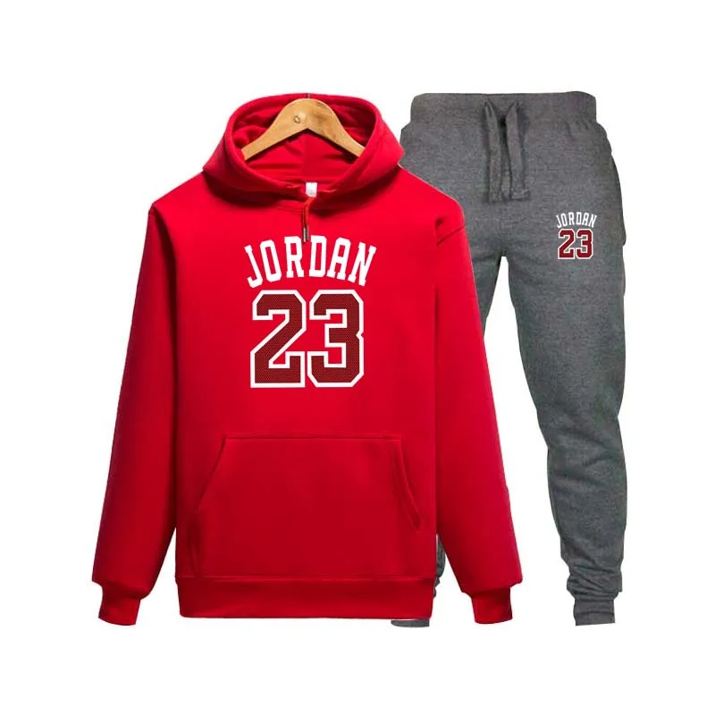 24 Новинка брендовая Новая мода JORDAN 23 Мужская спортивная одежда с принтом мужские толстовки пуловер хип-хоп мужской спортивный костюм толстовки Одежда - Цвет: 24