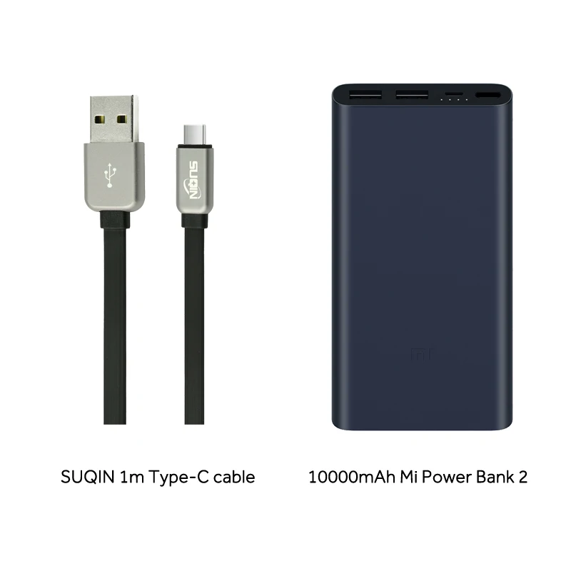 BL w Cable TypeC Аккумулятор Xiaomi Mi Power Bank 3 10000 PLM13ZM Fast Charge Version Недорогой внешний аккумулятор с быстрой зарядкой - Цвет: BL w Cable TypeC