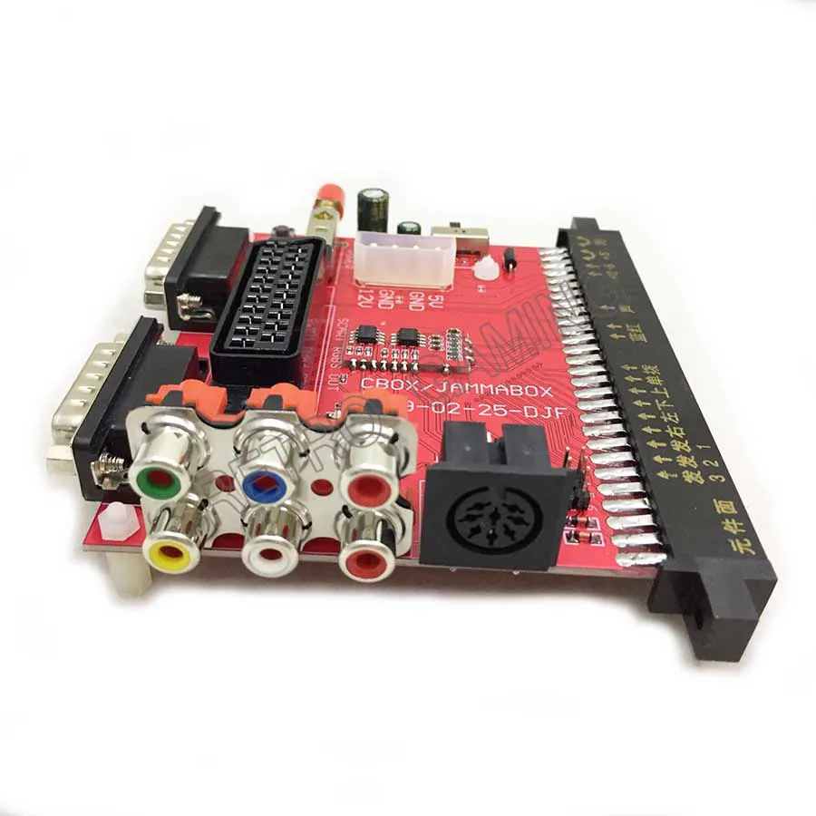 SNK материнская плата от JAMMA до DB 15PIN Joypad конвертируемая CBOX конвертер с SCART выходом