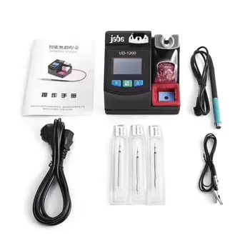 

JABEUD-1200 intelligent soldering station 2.5 seconds speed heating double power supply with sleep precision lead-free tool