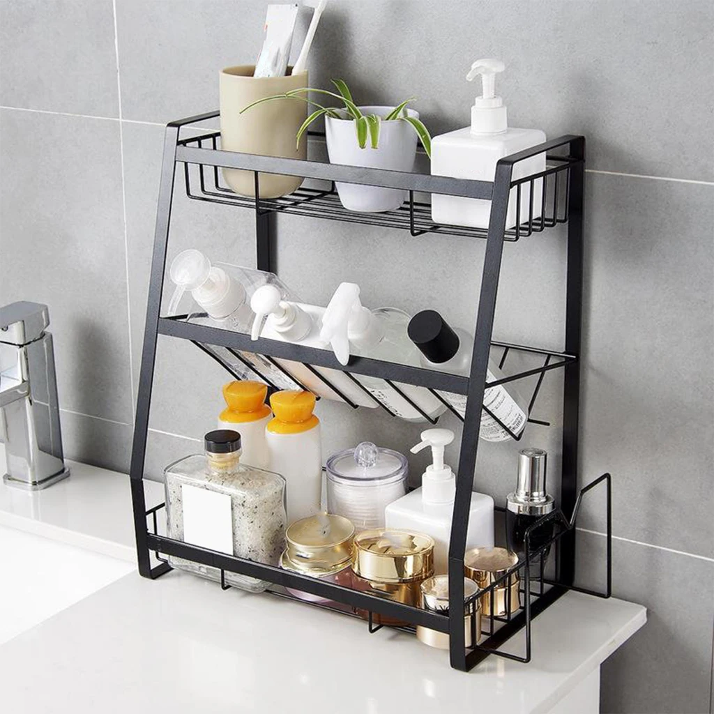 Spice Rack 2-tier Spice Organizer Kitchen Bathroom Storage Organizer  Standing Spice Shelf Holder Rack With Dismountable Shelf - Storage Holders  & Racks - AliExpress