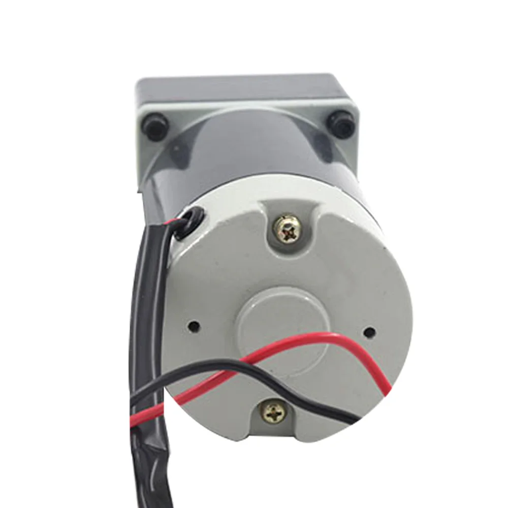 40 Вт микро Зубчатый редуктор Мотор DC 12V 24V низкая скорость 10 до 600RPM Высокий крутящий момент 3,06 до 80KG Регулируемая скорость Реверсивный двигатель