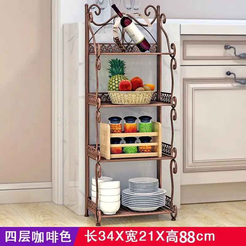 Bathroom Shelf Landing Toilet Bedroom Multi Shelf Toilet Kitchen Storage Shelf - Цвет: D