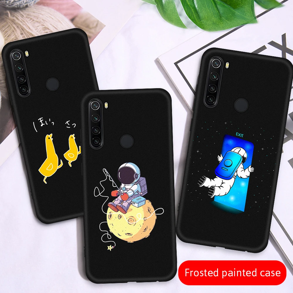 

Silicone Printing Pattern Case For Xiaomi Redmi 8 8A Note 8 Pro Note 7 Black Pattern Soft TPU Case For Xiaomi Redmi Note 8T 8