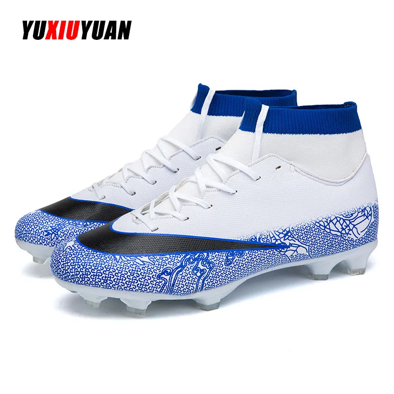 Футбольные бутсы Крытый газон Futsal кроссовки TF & Длинные шипы Мужская обувь футбольные бутсы оригинальные футбольные спортивные ботинки