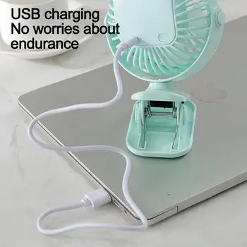 

Portable USB Fan Rechargeable Handheld Desk Fan Aromatherapy Wind Gear 1200mah Tablets Speed Summer Conditioner Air Three F Y9C8