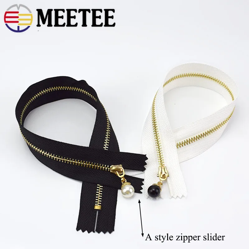 10 шт. Meetee 3# металлическая близкий конец застежки-молнии 20/30 см с золотыми зубьями и длинной застежкой-молнией застежка для пошива сумок пуховик, куртка, юбка, Костюмы аксессуар
