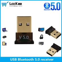 Usb bluetooth 5.0 adaptador transmissor bluetooth receptor de áudio bluetooth dongle adaptador usb sem fio para computador portátil