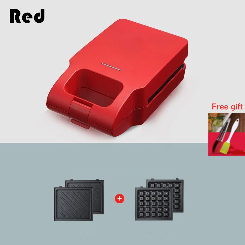 Automatic Muffin Pancake Baking Machine Electric Cartoon Waffle Cake Maker Mini Crepe Cooker Multifunction Breakfast Pan EU Plug