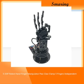 

Bionic Robot Palm 5 DOF Robot Hand Finger Manipulator Paw Claw Clamp 5 Fingers Independent Movement DIY Robotic Model