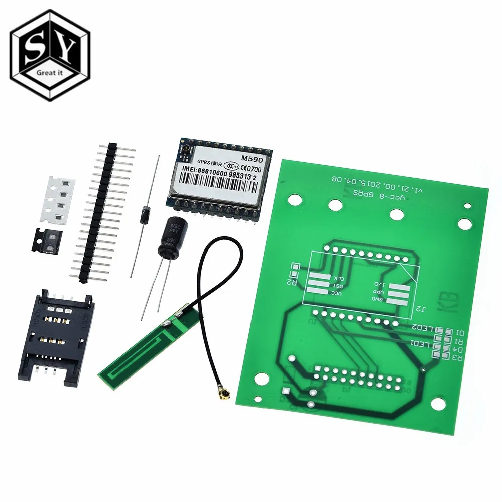 1 шт. отличный IT M590E DIY комплект GSM GPRS 900 1800 МГц короткое сообщение сервис SMS модуль для проекта для Arduino дистанционного зондирования