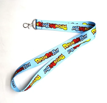 

Hot New 20 pcs Dragon Ball Z Neck Strap Lanyards Badge Holder Rope Pendant Key Chain Accessories Gift